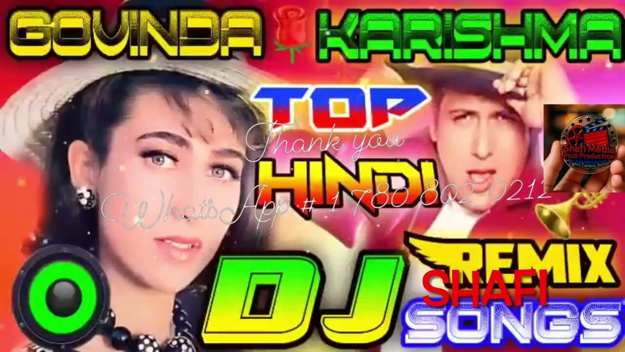 Hits of Govinda and Karishma’s top (dj Shafi) #hindisongs #dj #love #hindi #remix lofisong 