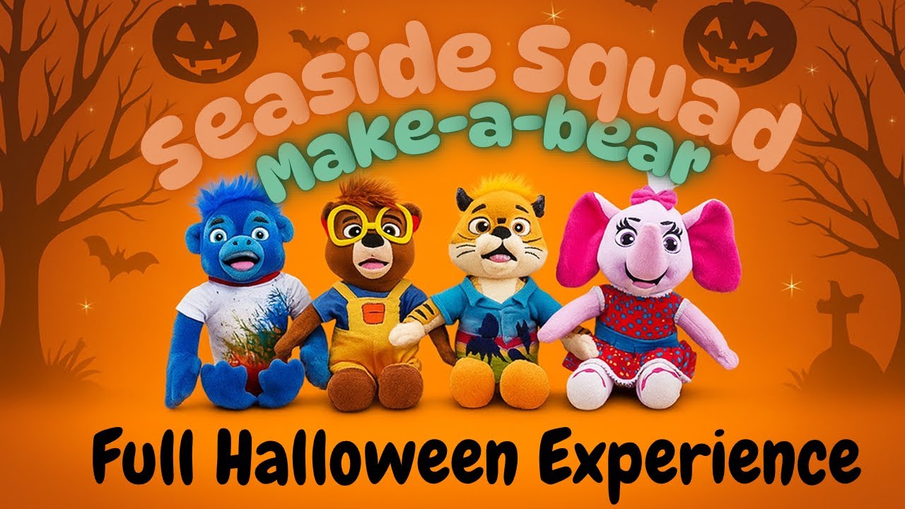 Seaside Squad Make-a-Bear: полный опыт | Версия на Хэллоуин 🎃