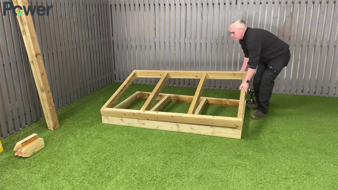 How to assemble a Powersheds Base Kit - Powersheds Base Kit Installation Video