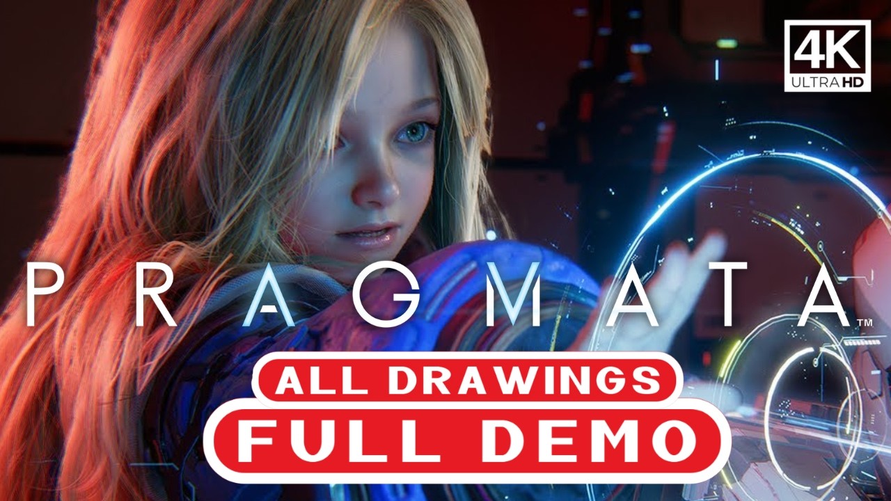 PRAGMATA FULL DEMO Gameplay Walkthrough &ndash; All Ending Drawings | 4K 60FPS PC ULTRA &ndash; No Commentary