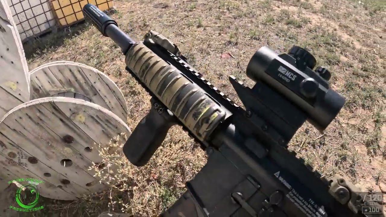 Playing Paintball with CoD Style SOPMOD M4 (Reupload)