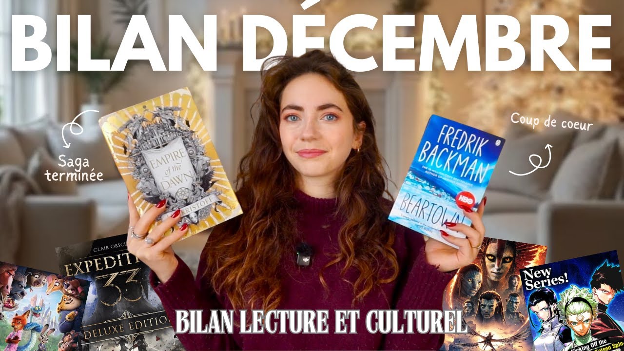 Bilan lecture de décembre 🫖🍪  mes lectures du mois & mon bilan culturel