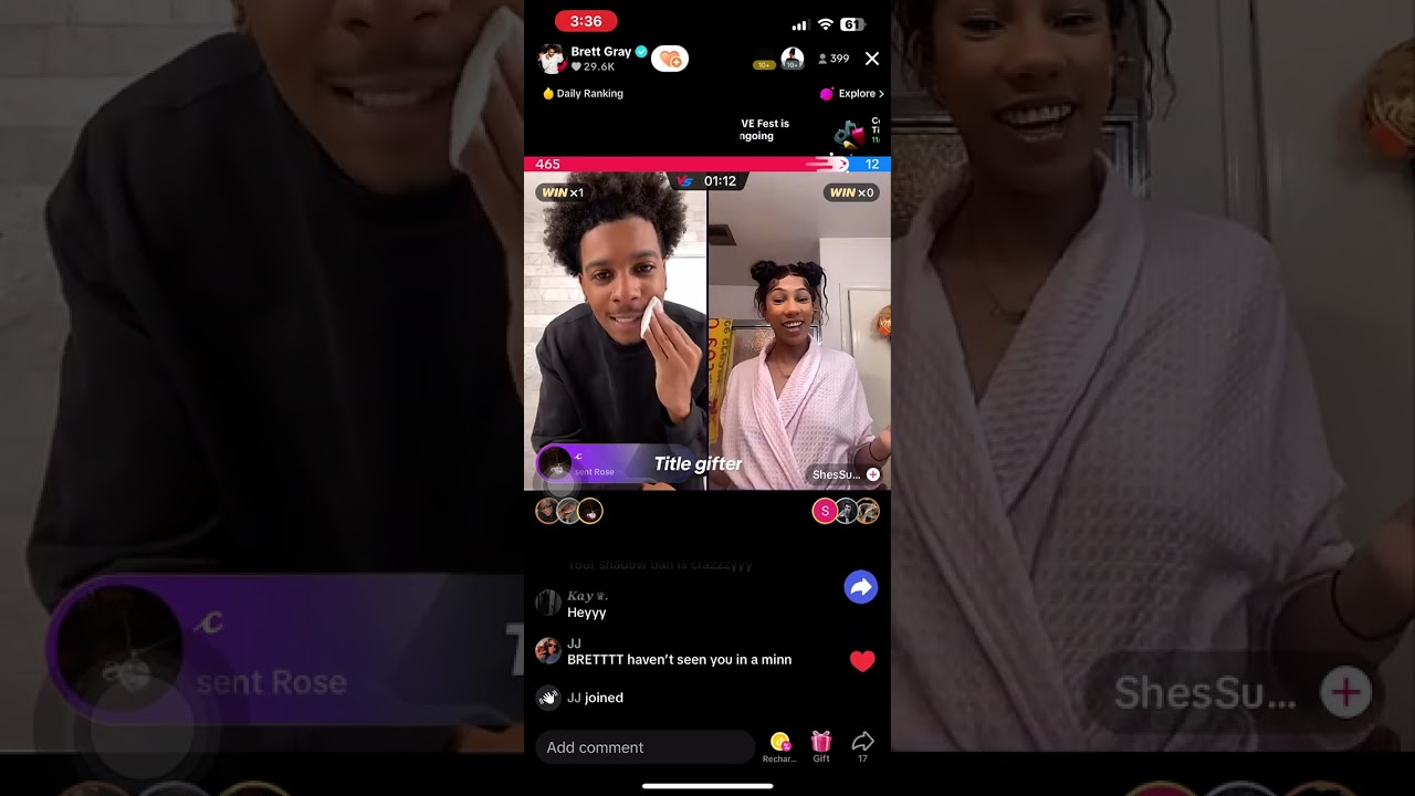 Brett Gray TikTok live December 16, 2023 pt. 1