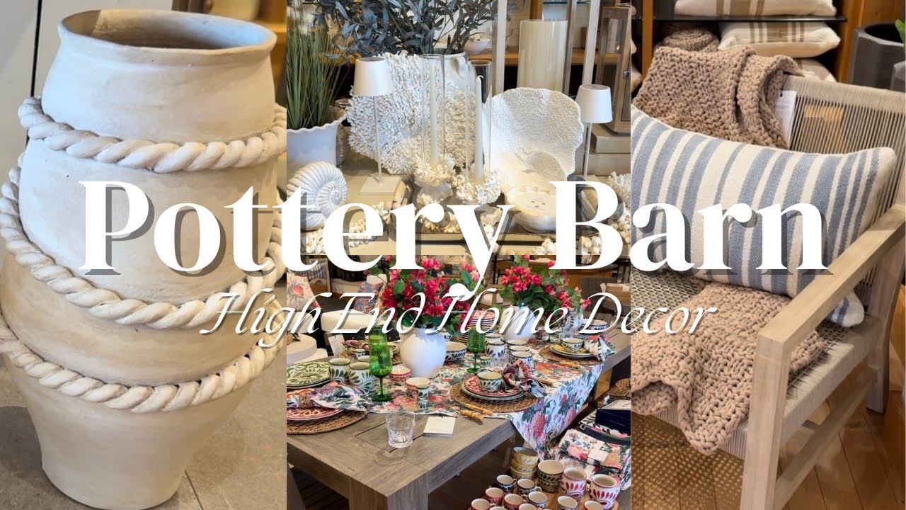 NEW POTTERY BARN HOME DECOR DROP 2025!! Must-See Designer Finds & Shopping Haul!