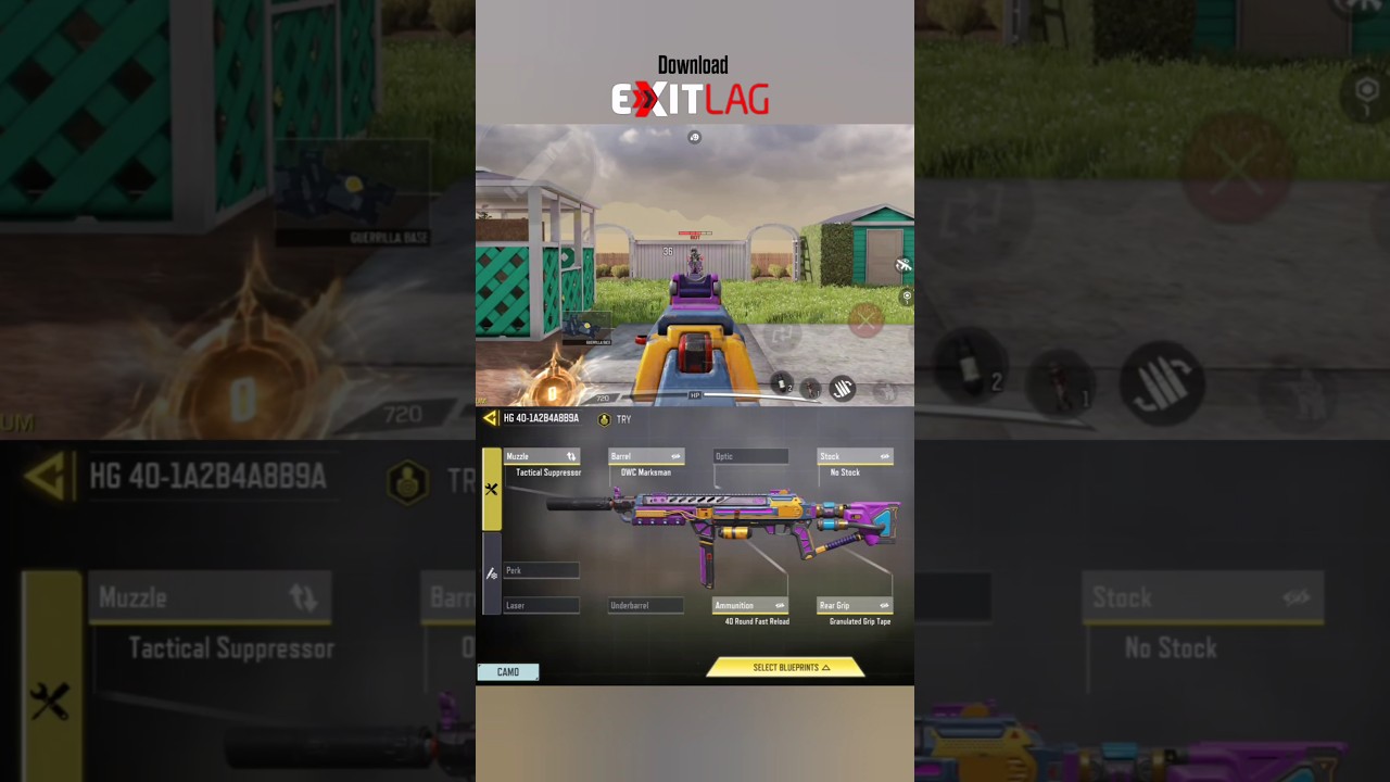 Best HG 40 BUILD (HG 40-1A2B4A8B9A) - Season 8 COD Mobile 2025