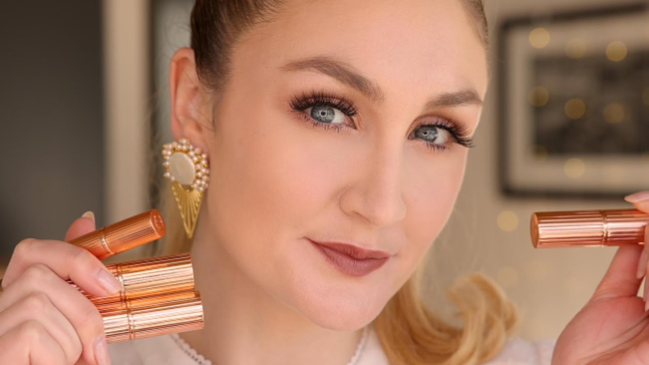 Обзор и свотчи помад Charlotte Tilbury Pillow Talk: Fair, Original, Medium, Deep