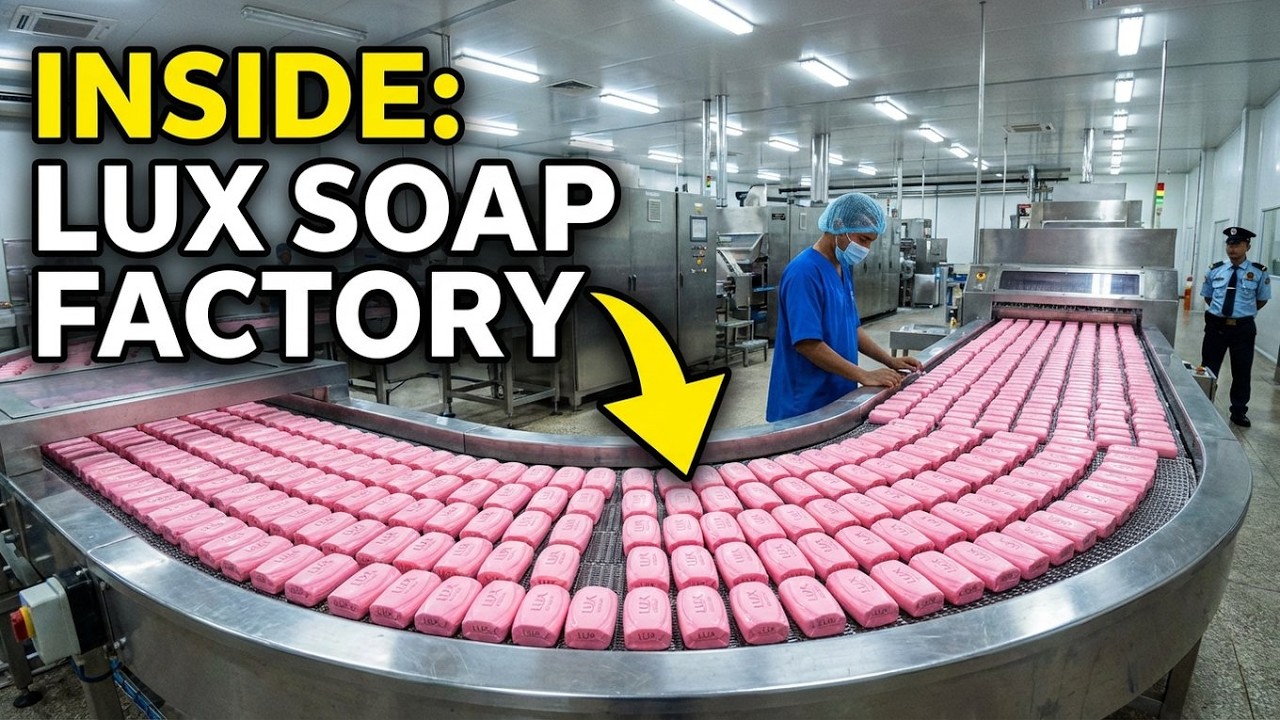 How Lux Soap Is Really Made Inside the Factory