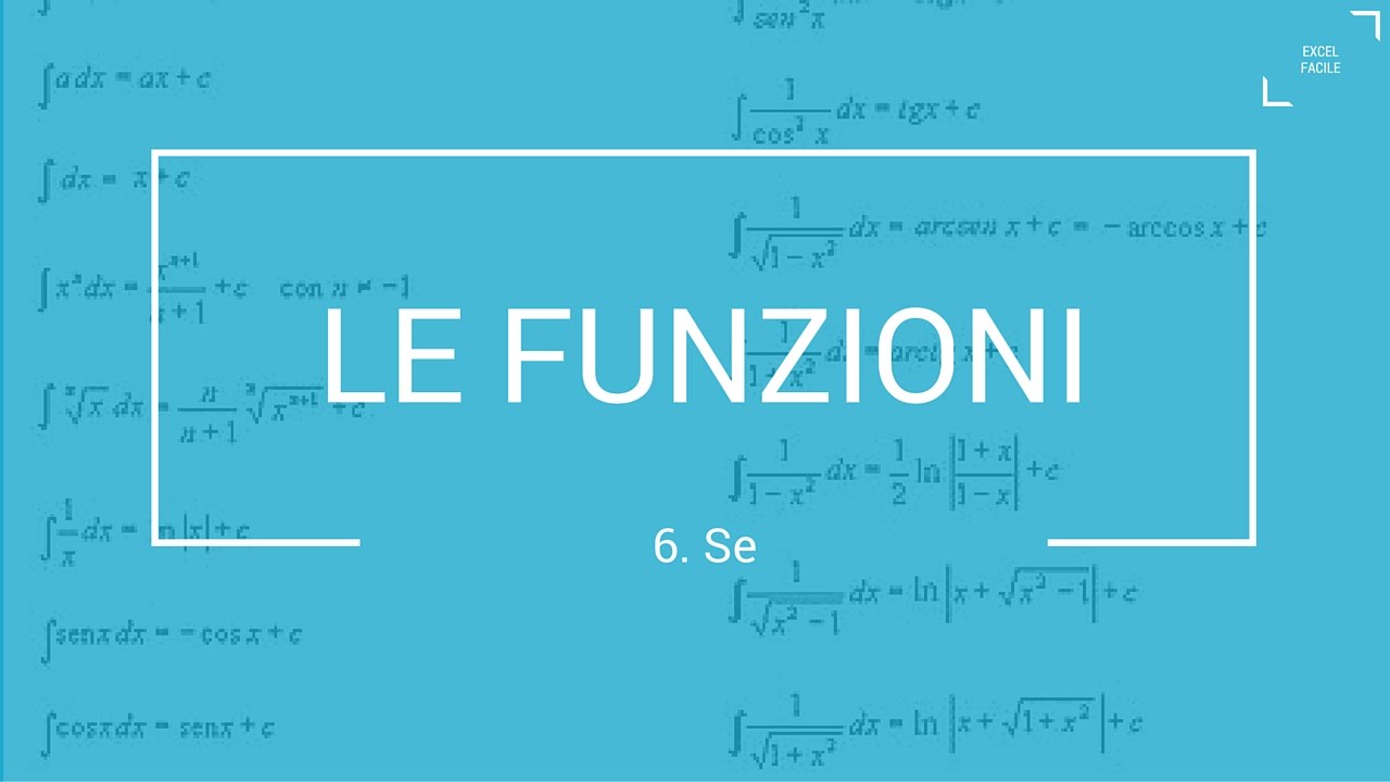 Funzione Se - Excel Facile