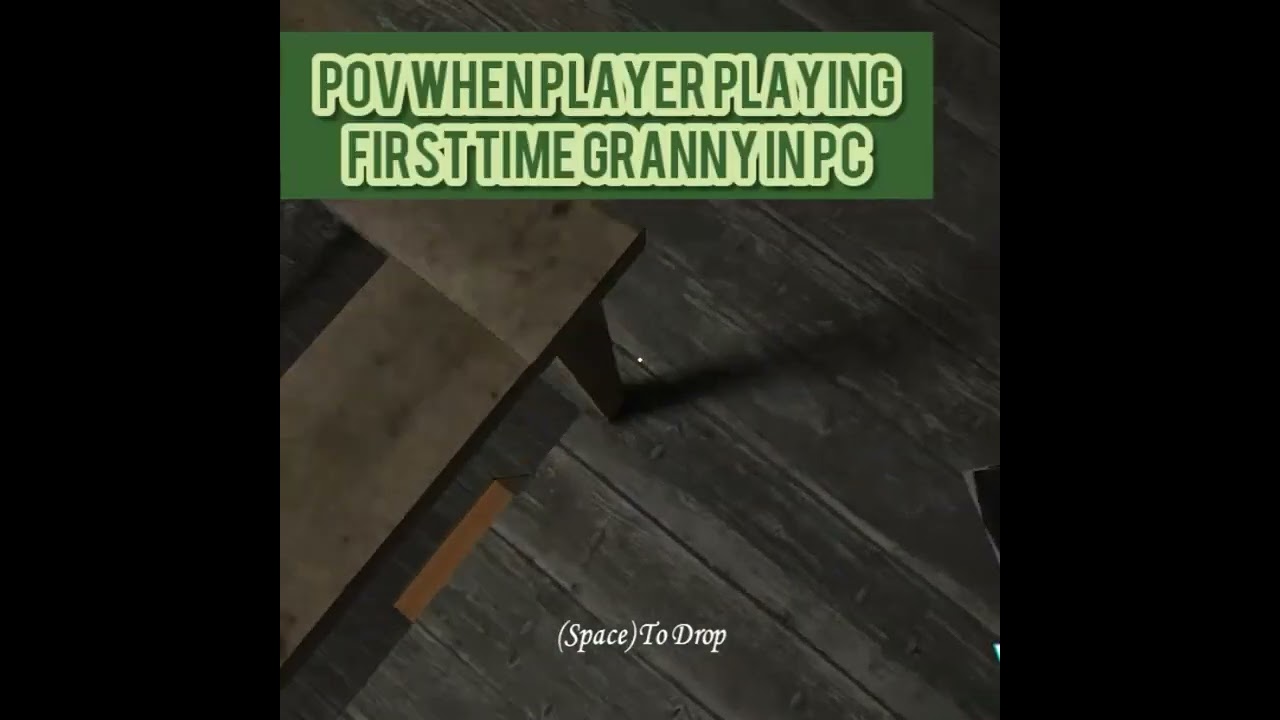 POV-when player playing first granny in pc 😧😶 #shorts #granny #pc