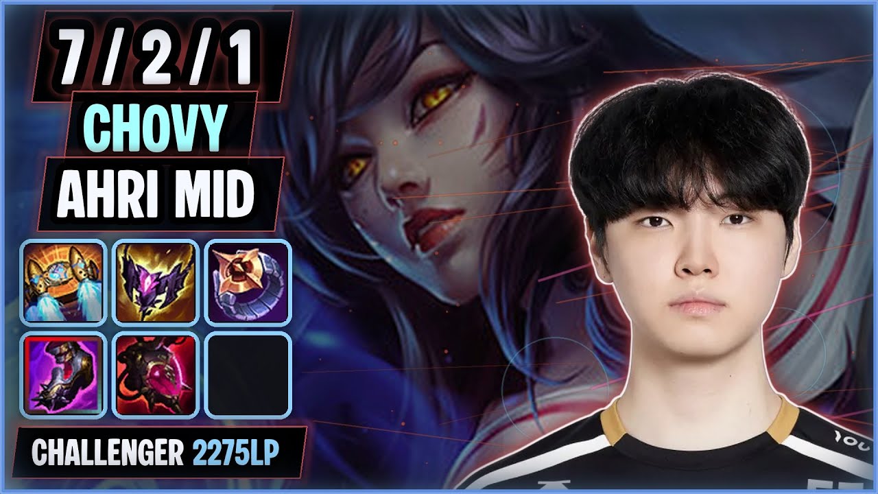 Chovy Ahri MID vs Viktor | KR Challenger 2,275LP SoloQ