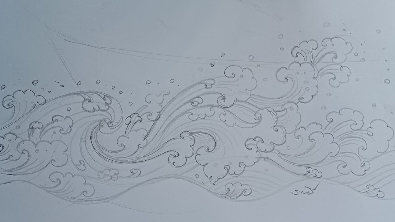 สอนวาดภาพคลื่น