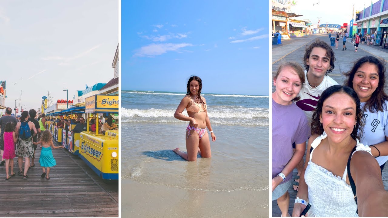 WILDWOOD NJ VLOG (Day 1) || Beach, Aquarium, Arcade, Boardwalk