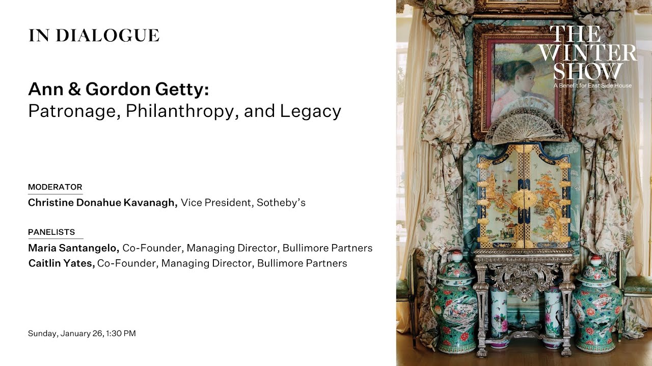 Ann & Gordon Getty: Patronage, Philanthropy, and Legacy