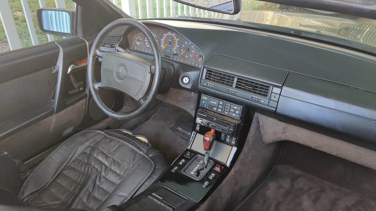 Fixing Mercedes r129 1991 500sl  interior zero budget: part 1 interior quarantine fun