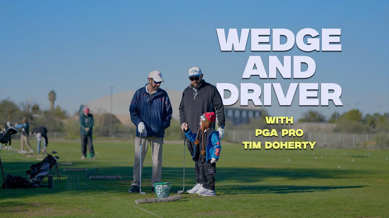 A PGA Pro Lesson | This Golf Lesson Helped BOTH Me and My 5 Year Old | Driver and Wedge