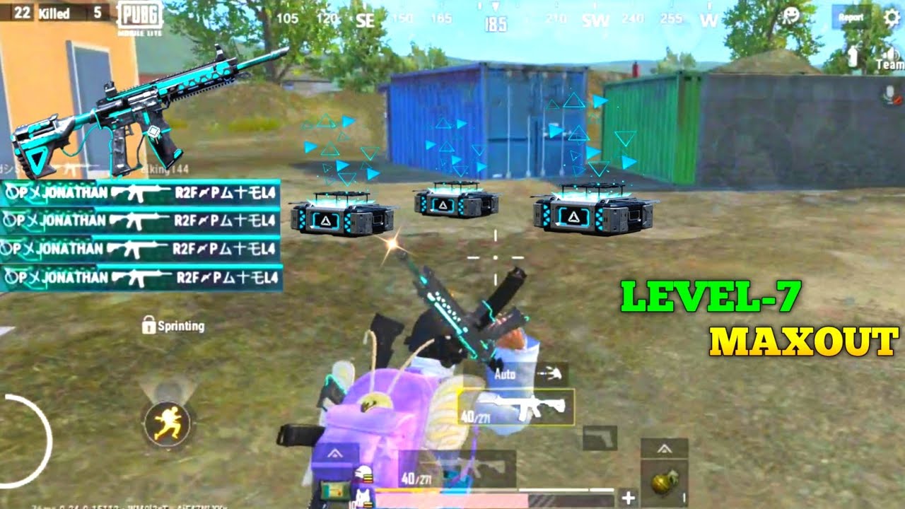 M416 TechnoCore✨Loot Crate Pubg Mobile Lite Gameplay😍🔥 Level 7 Maxout