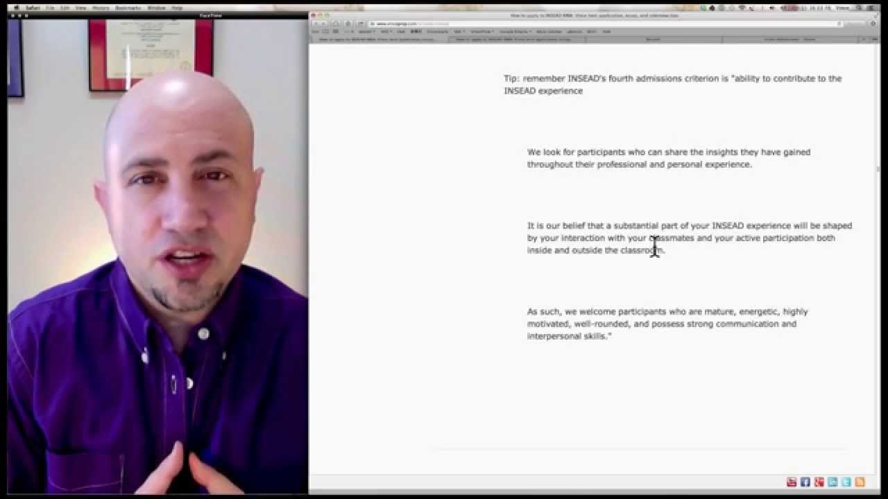 How to answer MBA application data form short answer questions #VincePrep