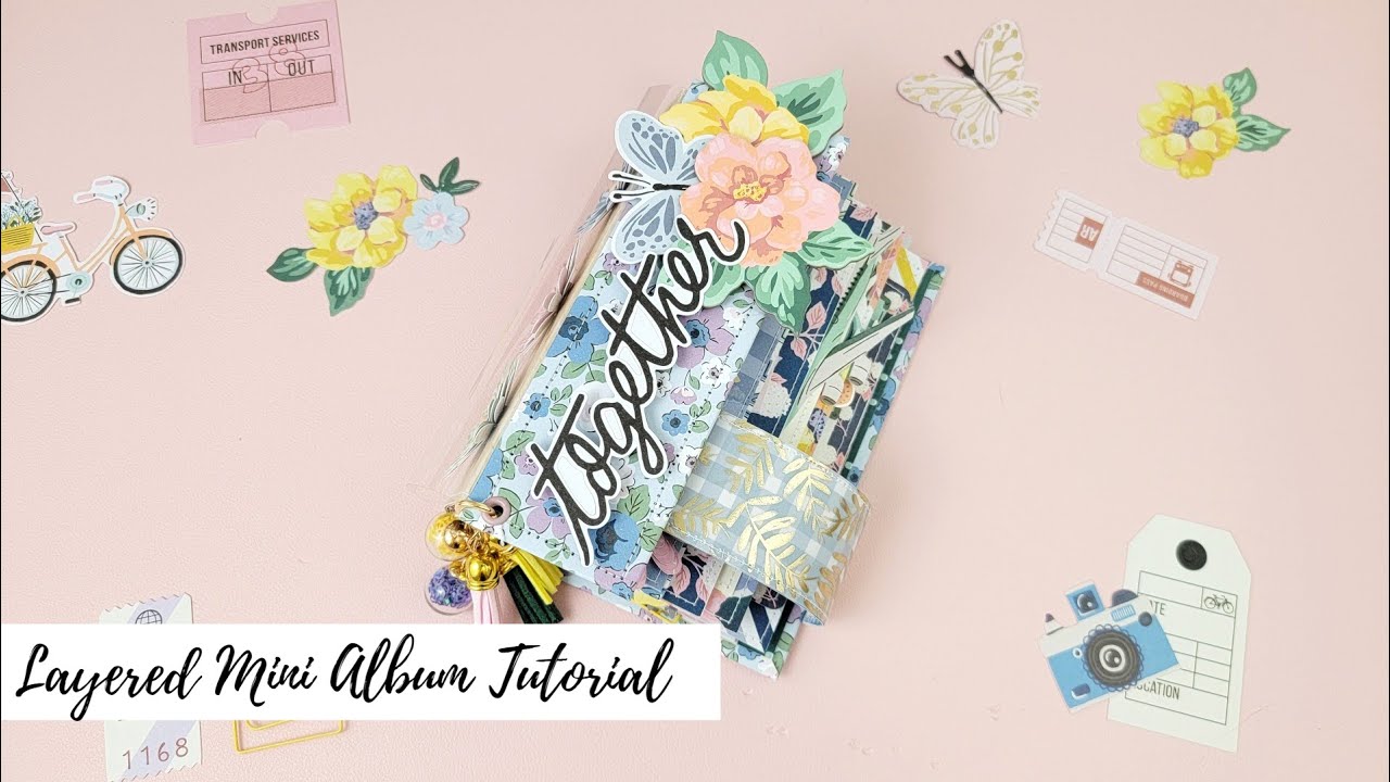 Layered Mini Album Base Tutorial | SASSY SCRAPPER