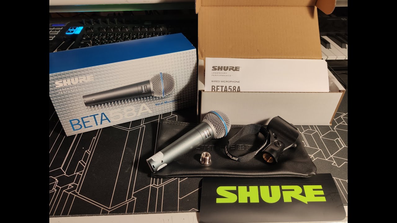 SHURE BETA58A detailed unboxing