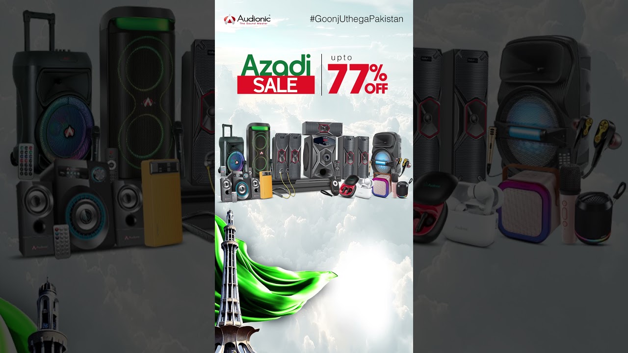 Audionic Azadi Sale Up to 77% OFF is Live Now !