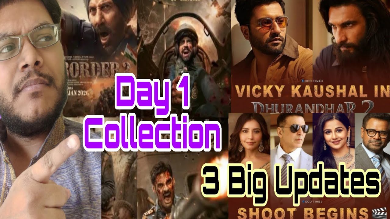 BORDER 2 DAY 1 COLLECTION | VICKY KAUSHAL IN DHURANDHAR 2 | SANKRANTHIKI VASTHUNAM REMAKE SHOOTING |
