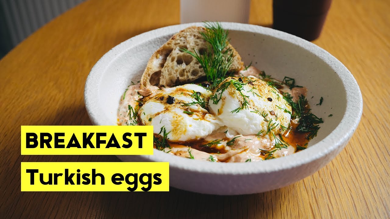 Turkish eggs recipe. Your brightly tasting breakfast