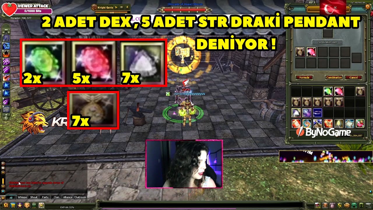 Nazdaroviaa - (Zero) 100 GB'ye 2 Adet Dex ve 5 Adet Str Draki Pendant Basıyor ! Knight Online