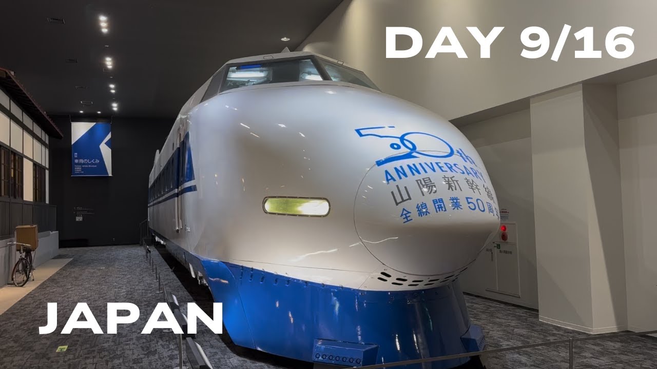 JAPAN TRIP DAY 9/16! SHIBUYA CROSSING! SHINKANSEN! KYOTO RAILWAY MUSEUM, TOKYO!! UOBEI!
