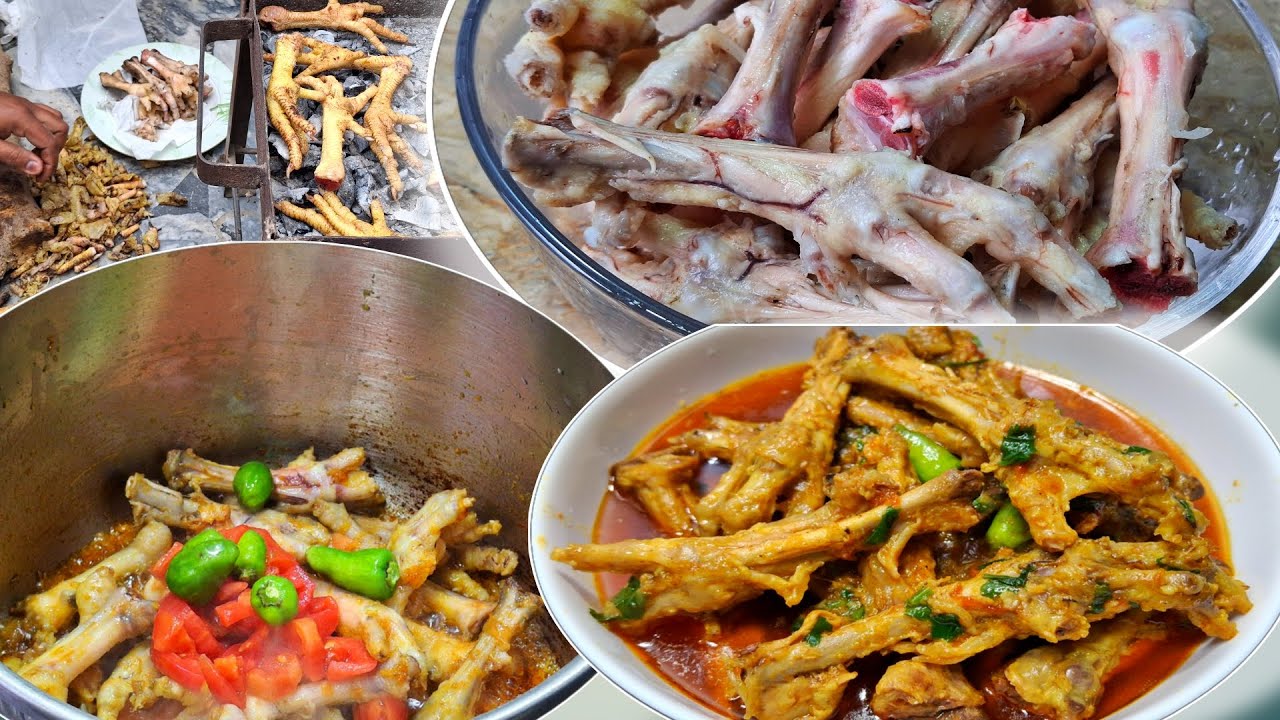 Simple Chicken Paya|How To Clean Chicken Feet Recipe|Chicken Ke Panja Bnane Or Saaf Karna ka Tarika😋