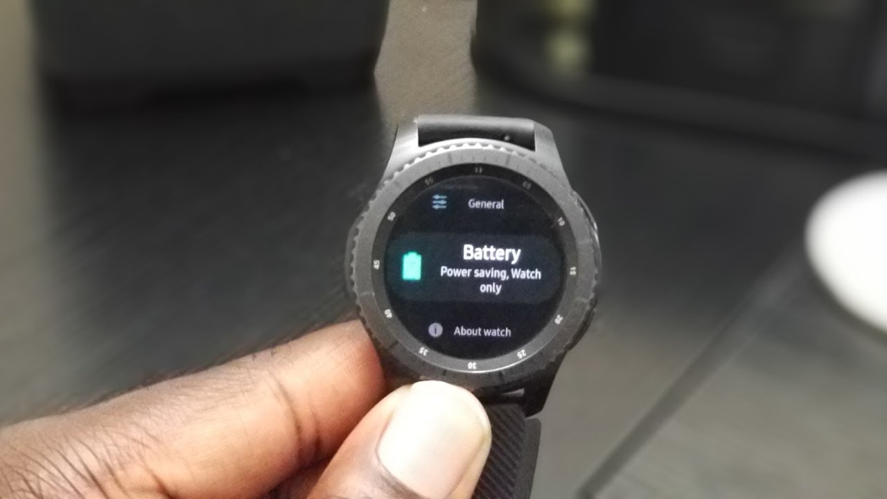 Исправление разрядки батареи Gear S3!!!