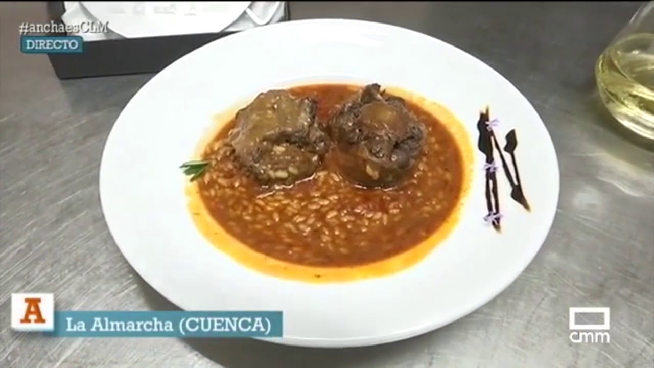 Bronce al arroz con rabo de toro del restaurante Jorge Manrique. 13/12/2017.