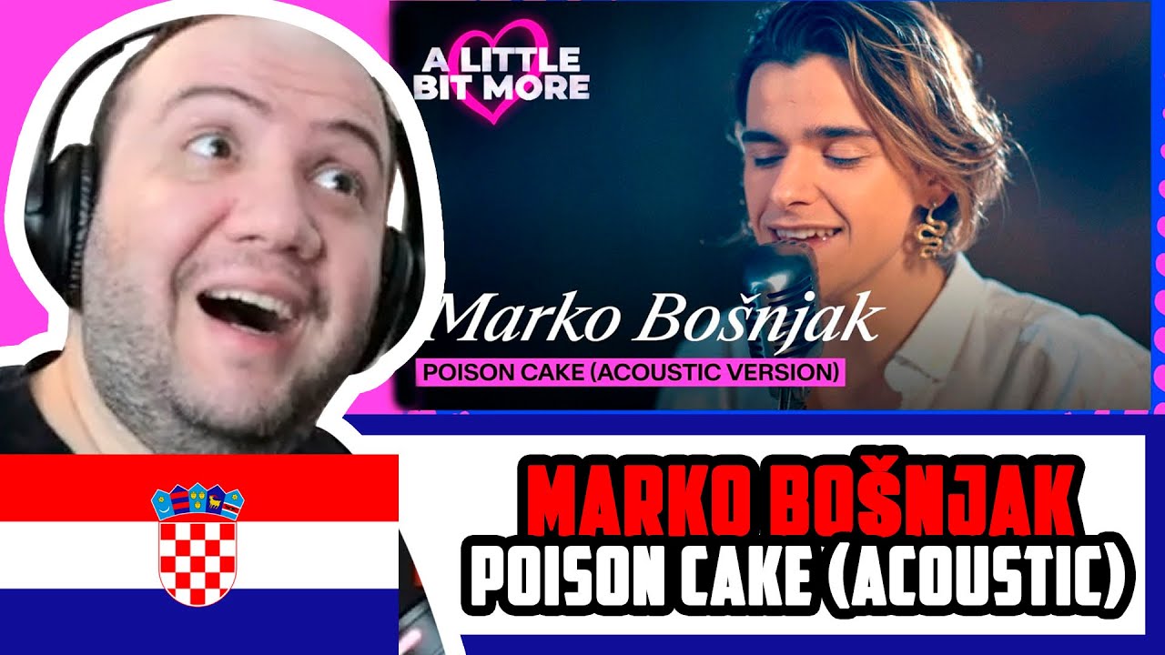 🇭🇷 Marko Bošnjak - Poison Cake (Acoustic) | Croatia | #EurovisionALBM TEACHER PAUL REACTS