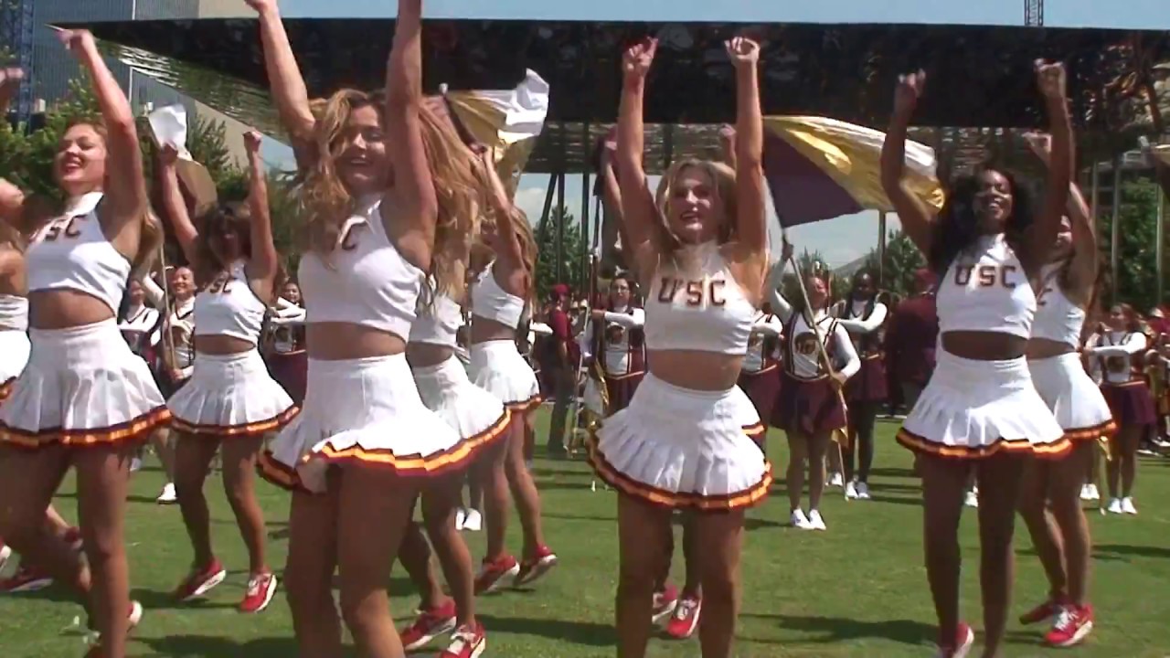 USC vs Alabama Pep Rally - Dallas TX Sept 2016 HD Video 5 - Main Part of Pep Rally
