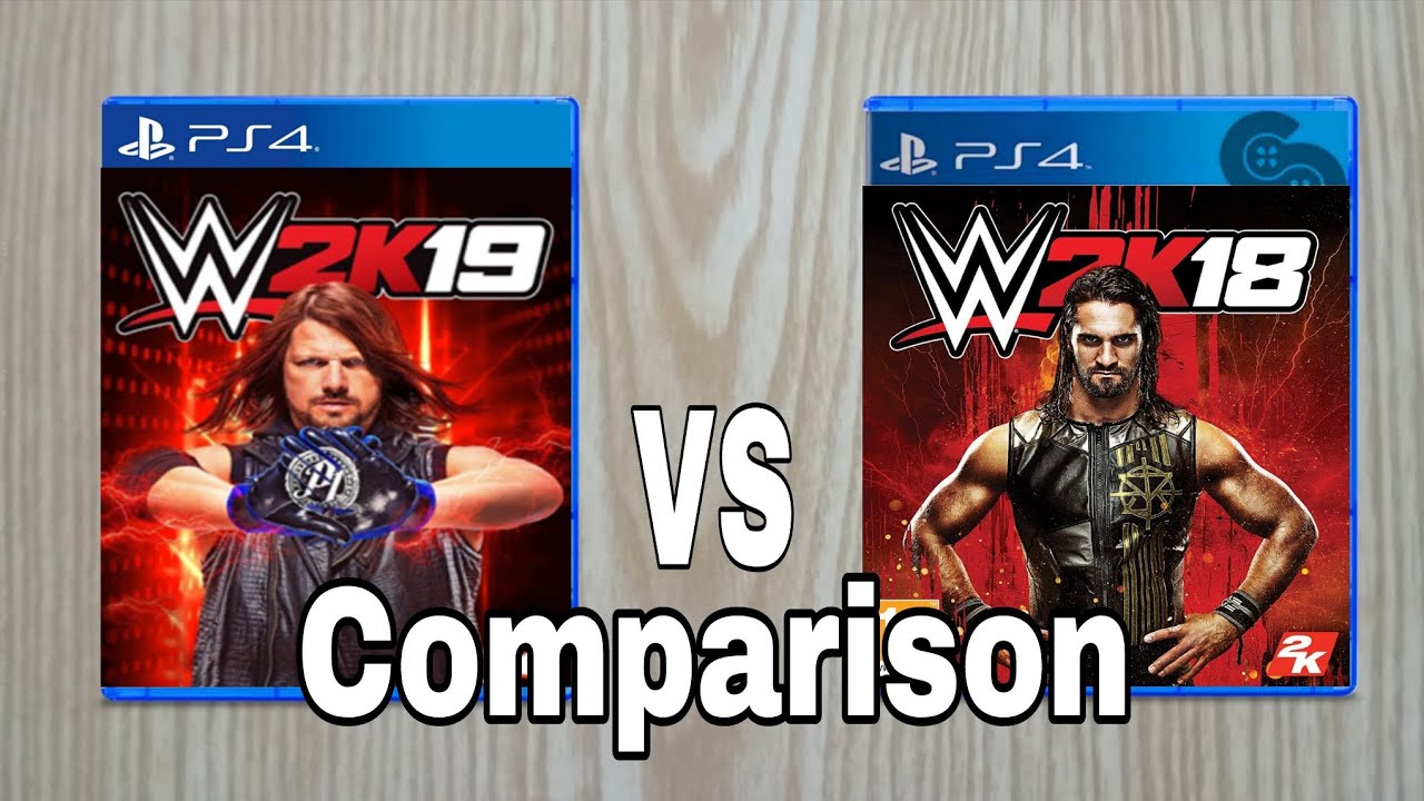 Сравнение WWE 2k19 и WWE 2k18 на PS4
