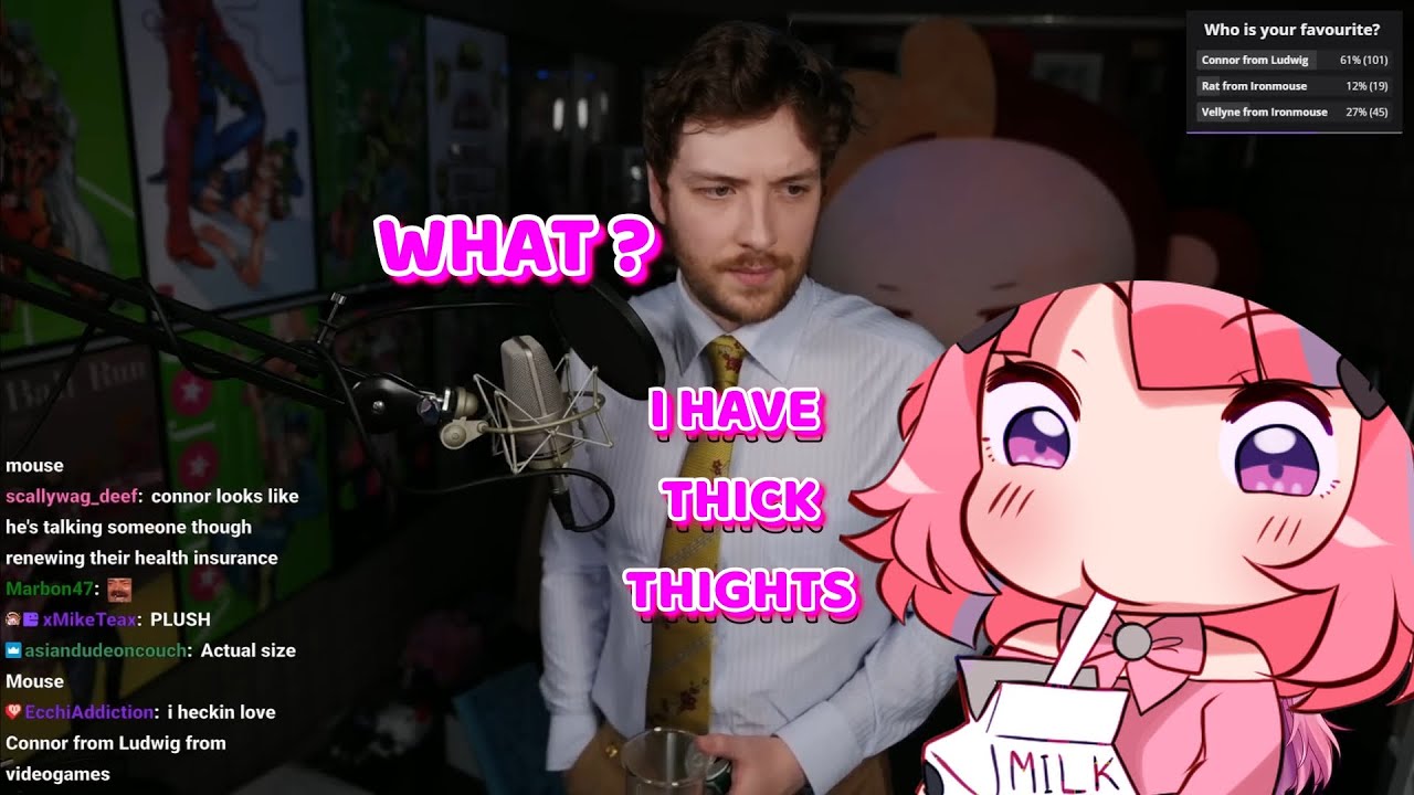 Ironmouse says she has thick thighs