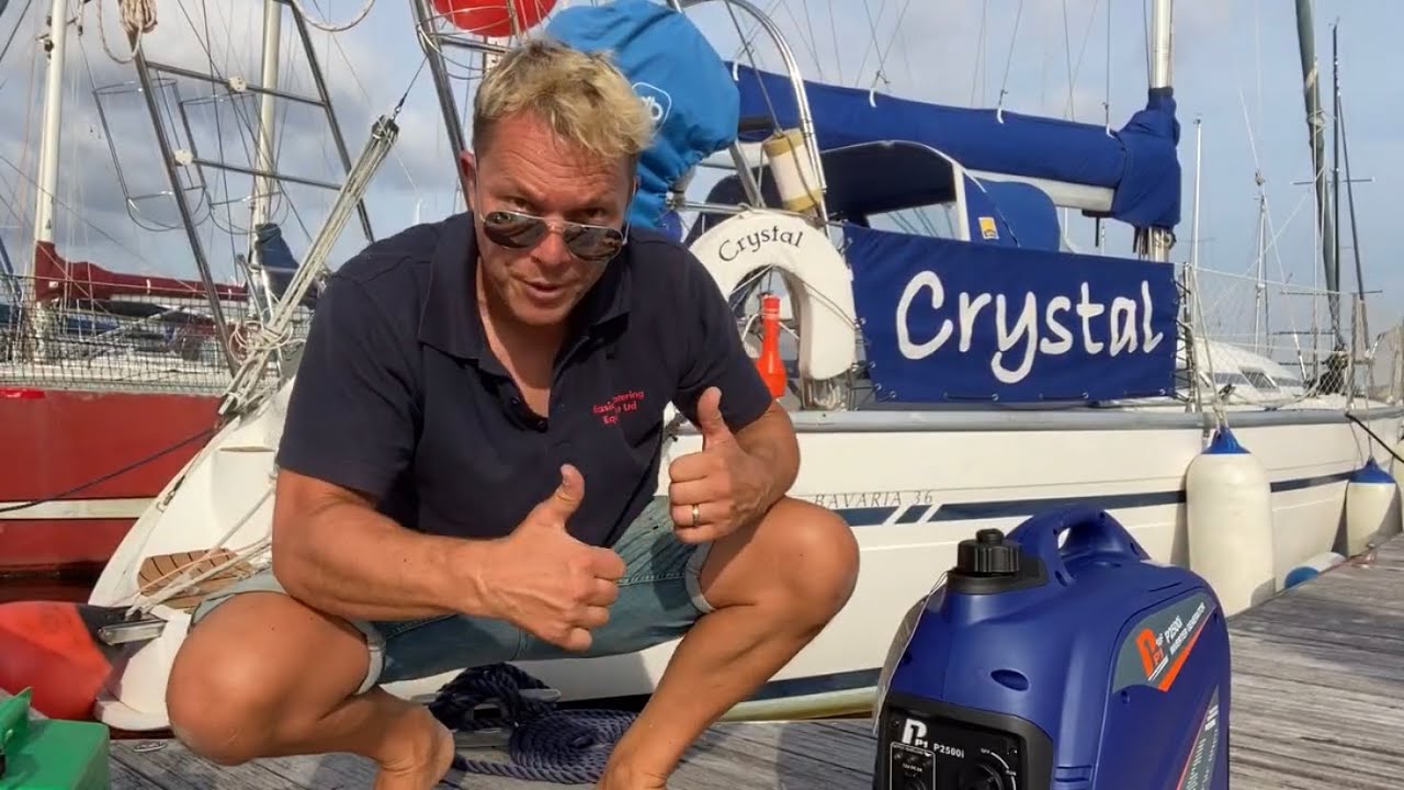 Checking out my new Hyundai P2500i Generator on my Bavaria 36