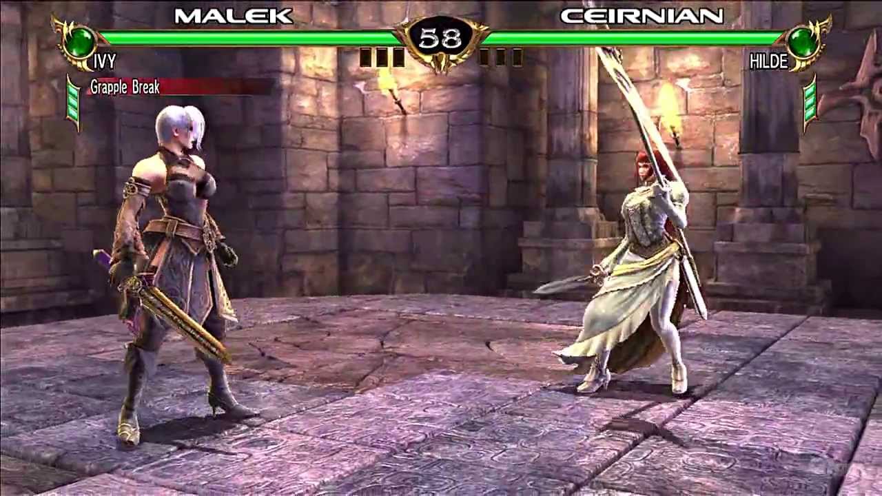 EVO 2009 Soul Calibur IV Winner's Semis Malek vs Ceirnian