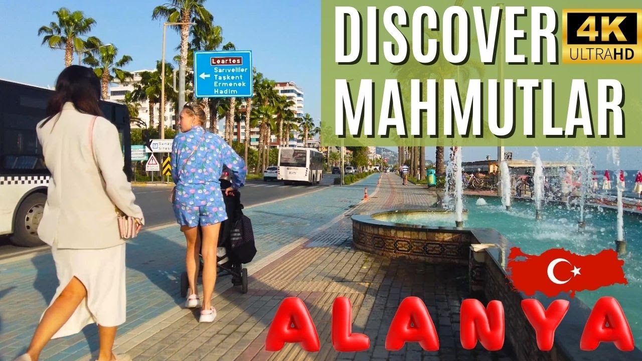 ЭКСКУРСИЯ ПО УЛИЦЕ АЛАНЬИ МАХМУТЛАР 2025 ! ПРОГУЛКА ПО АЛАНЬЕ! АНТАЛЬЯ, ТУРЦИЯ, ОТДЫХ, ТУРЦИЯ,  4K