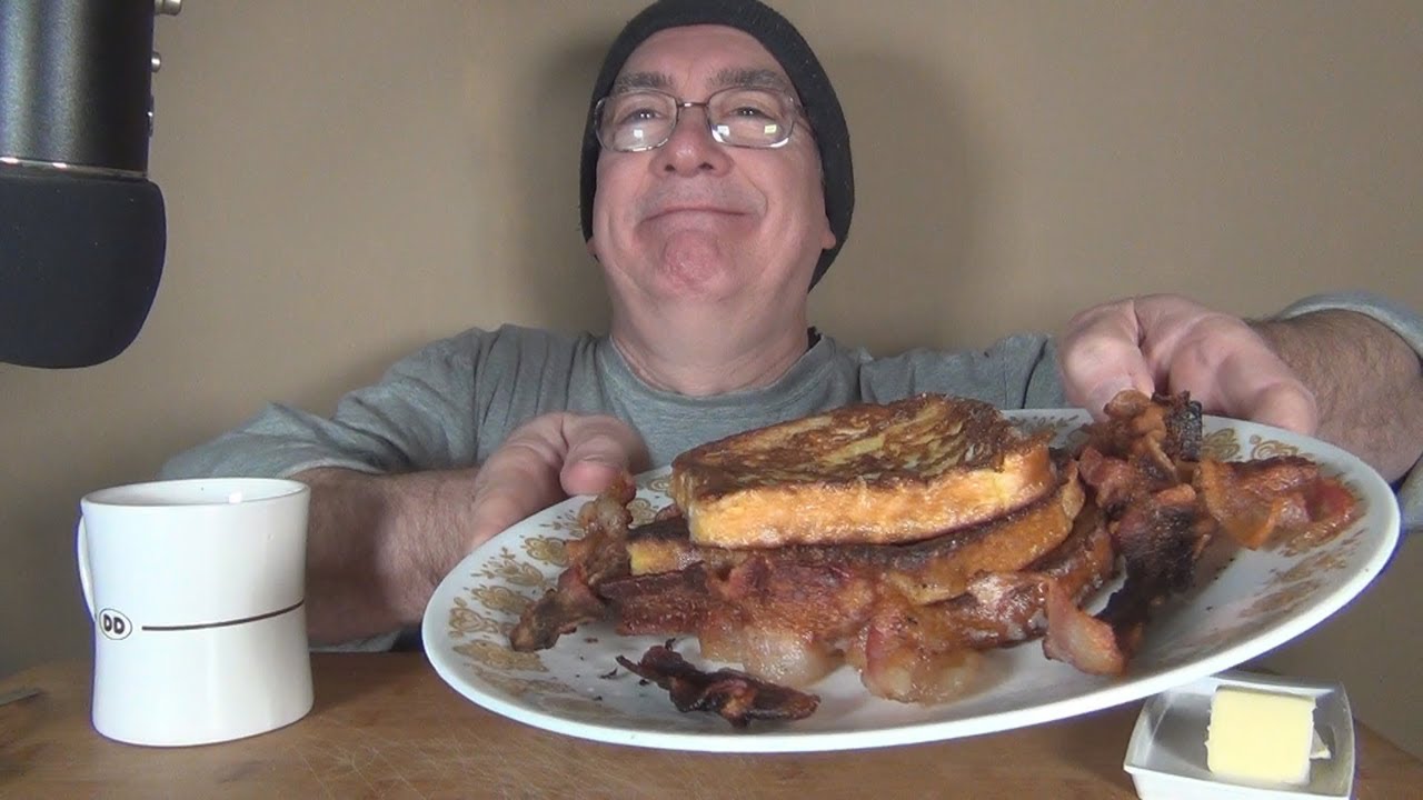 ASMR Eating French Toast Breakfast