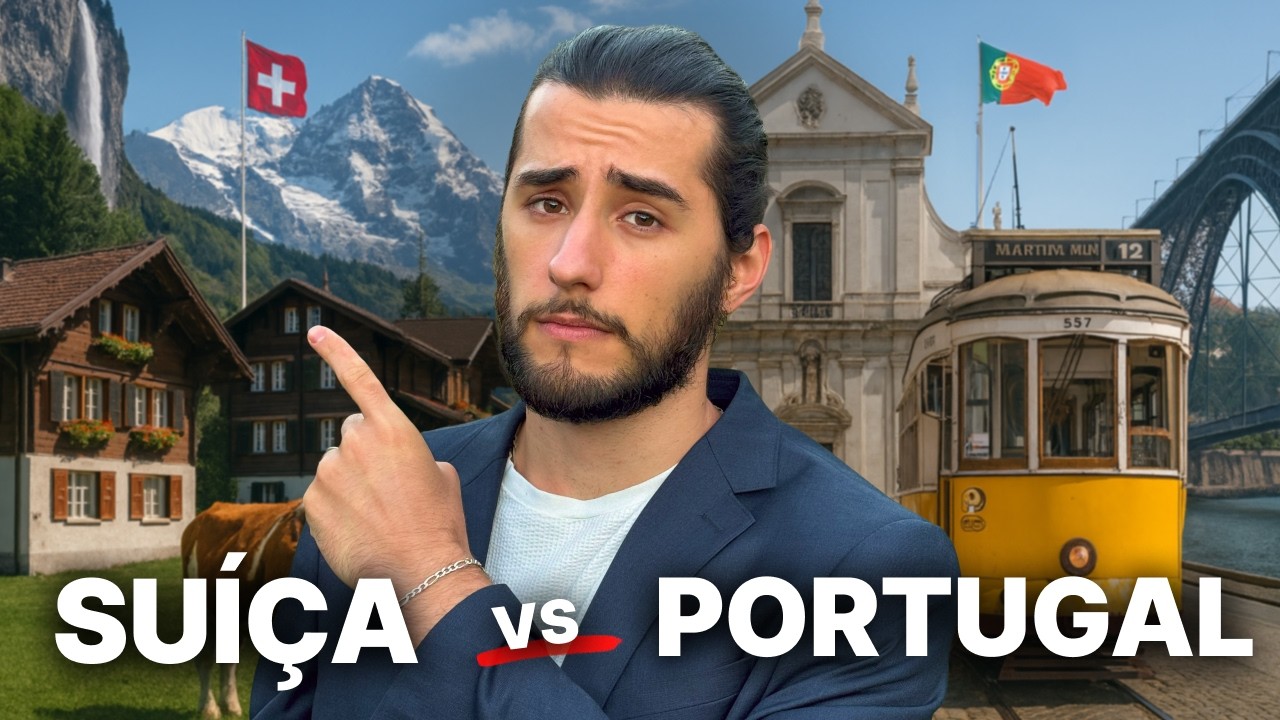 Portugal ou Suíça: onde é MELHOR morar?
