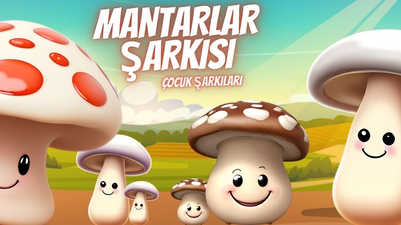 MANTARLAR ŞARKISI 🍄 | SONG OF MUSHROOMS  | ♫ | Çocuk Müzikleri | Kids Music