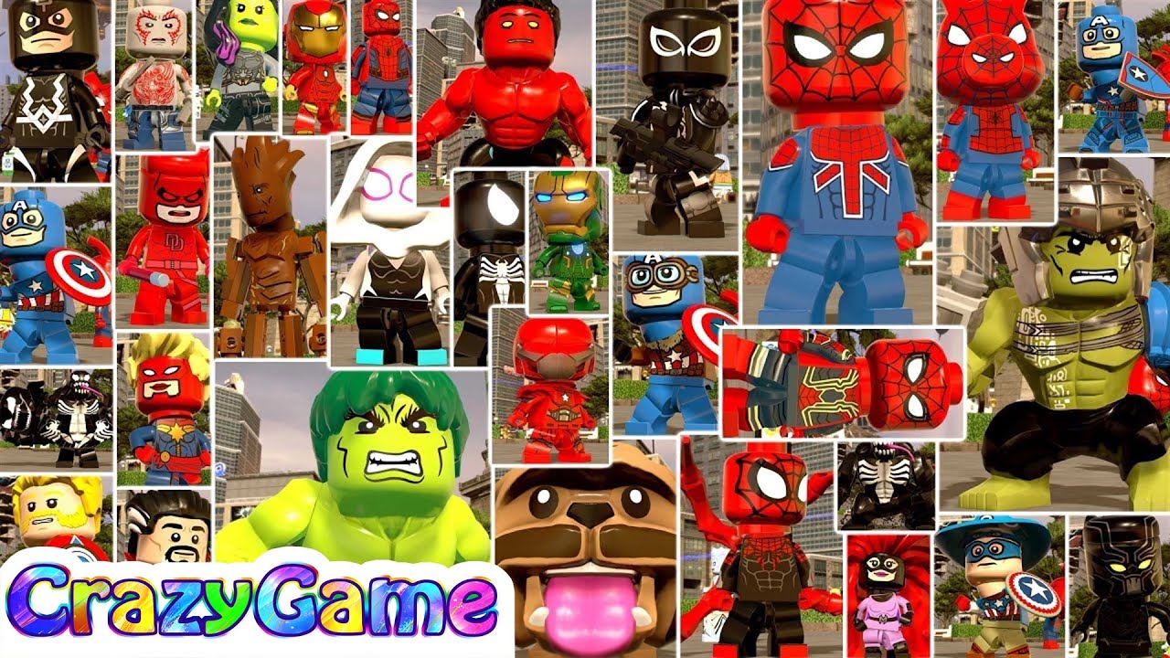 Lego Marvel Super Heroes 2 - All 235 Characters Unlocked Showcase