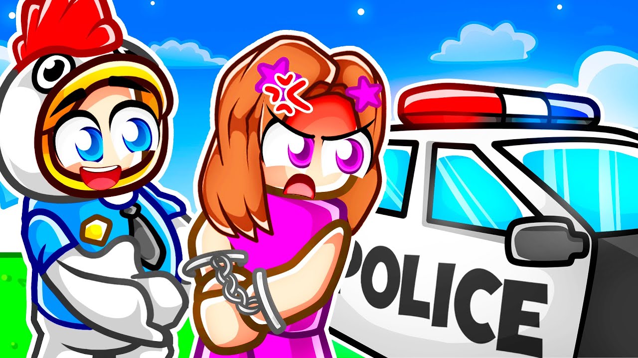 Ma FANGIRL s'est fait ARRÊTER par la POLICE sur Roblox !