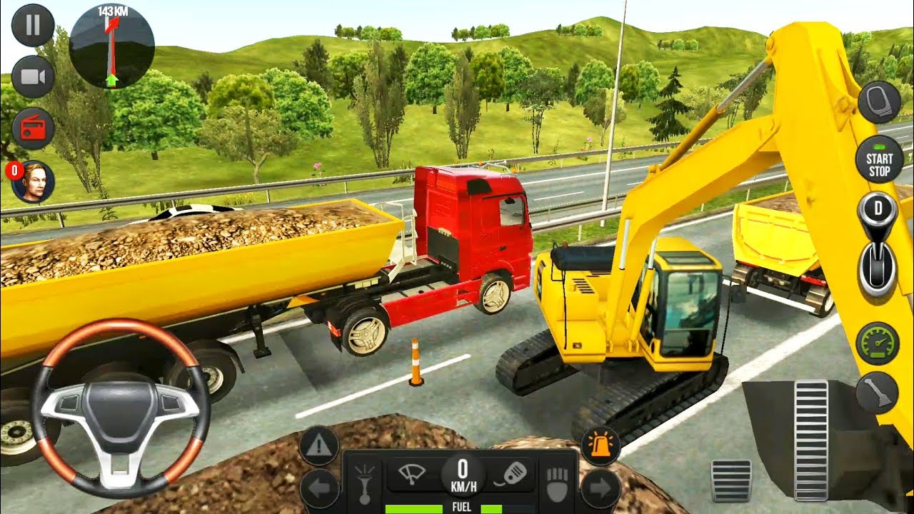 Truck Simulator 2018 Europe #9 Soil Transportation - Gameplay Android FHD