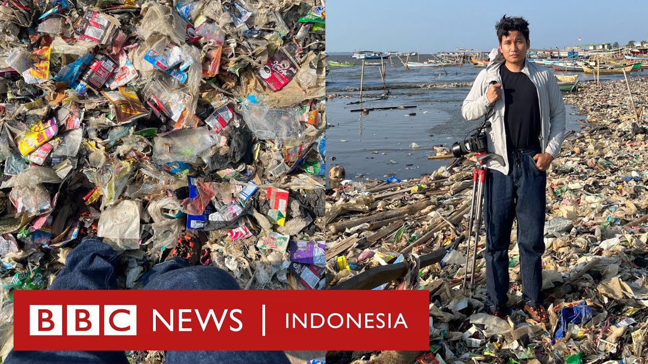 Sampah plastik Indonesia dari Sungai Cisadane hanyut hingga Afrika - BBC News Indonesia