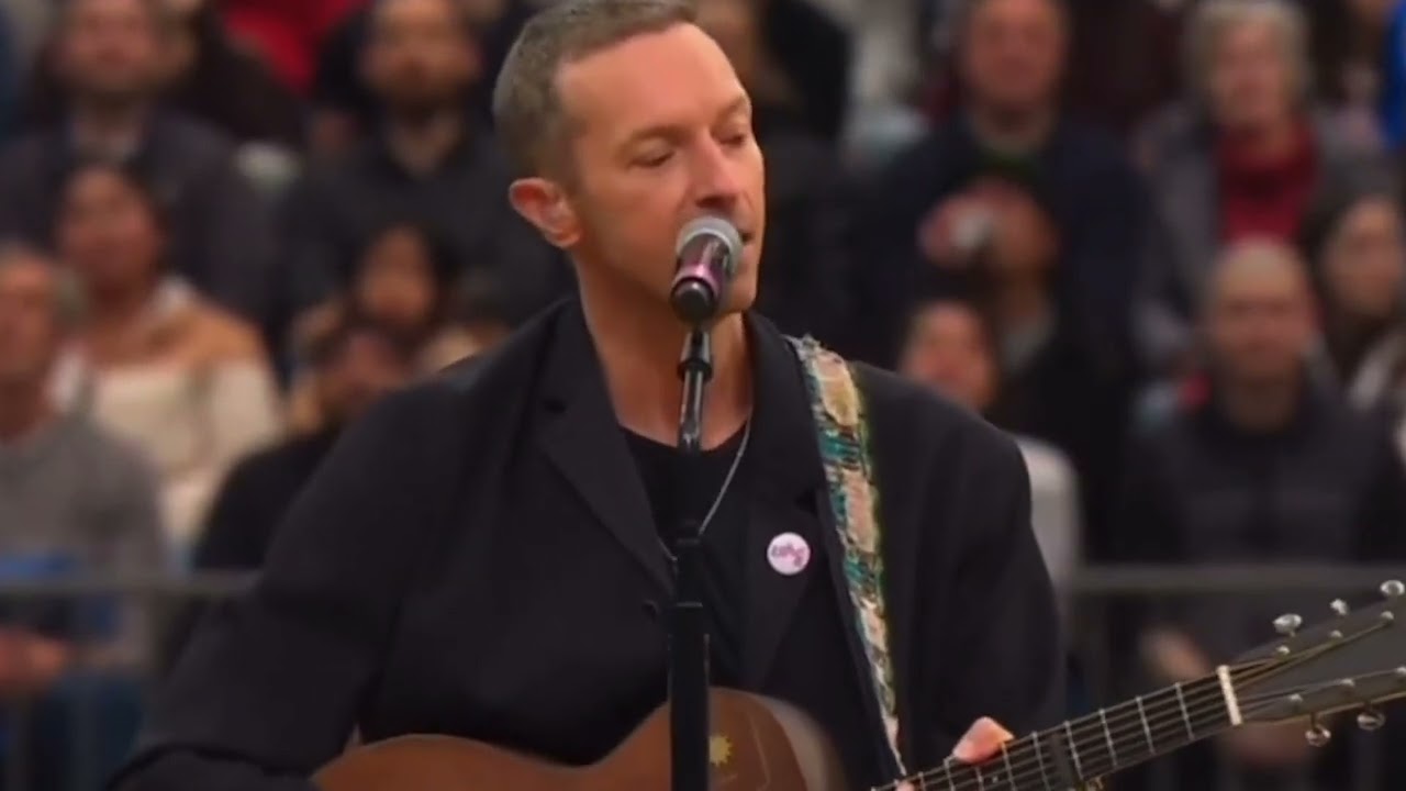 Chris Martin (Coldplay) Higher power acoustic invictus games live 8/02/25