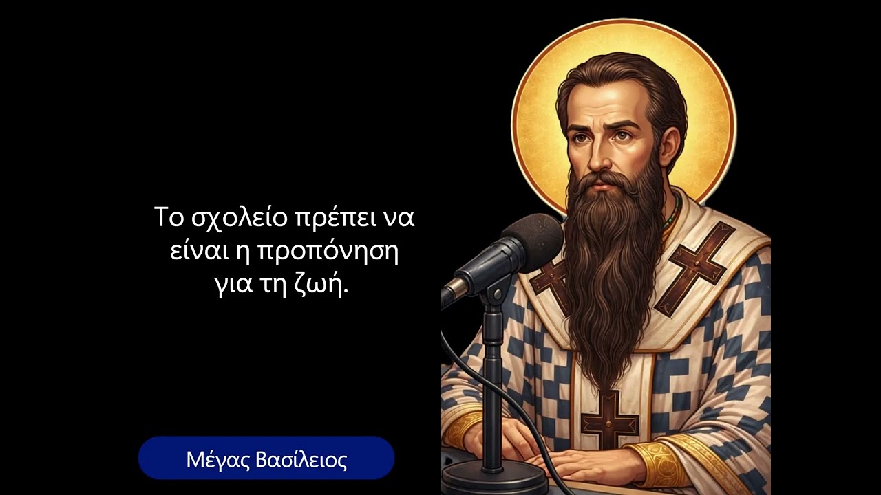 Ένας σύγχρονος έφηβος συνομιλεί με τους Τρεις Ιεράρχες