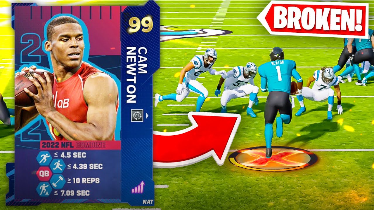 CAM NEWTON WITH THE GREATEST THROW I'VE EVER SEEN! Madden 22 Gameplay