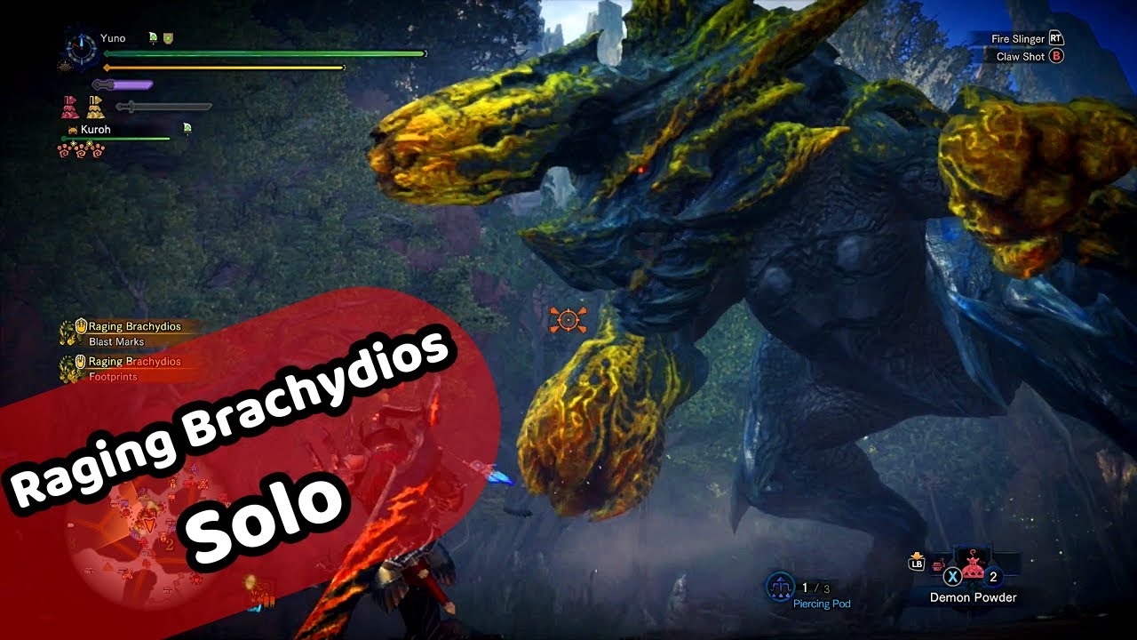 Lightbreak Edge Longsword Vs RAGING BRACHYDIOS | MHW Iceborne Solo