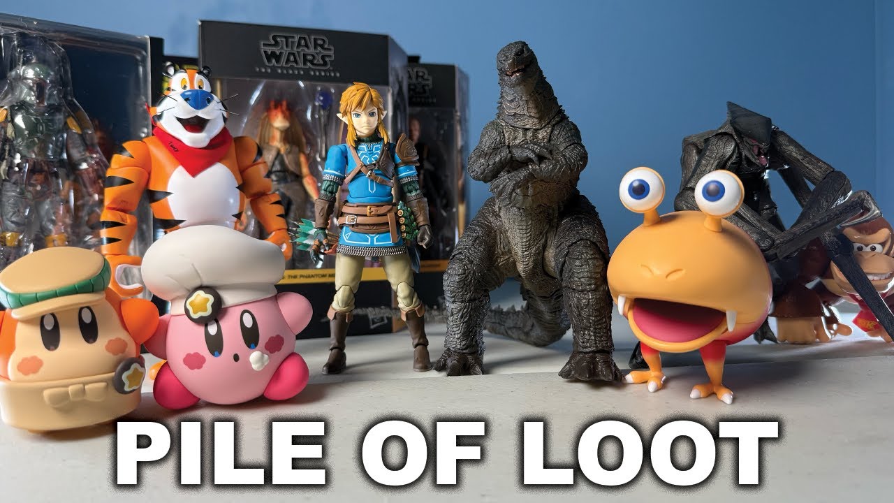 PILE OF LOOT | Legend Of Zelda TOTK, Café Kirby, Bulborb, Tony the Tiger, Godzilla, MUTO, & MORE